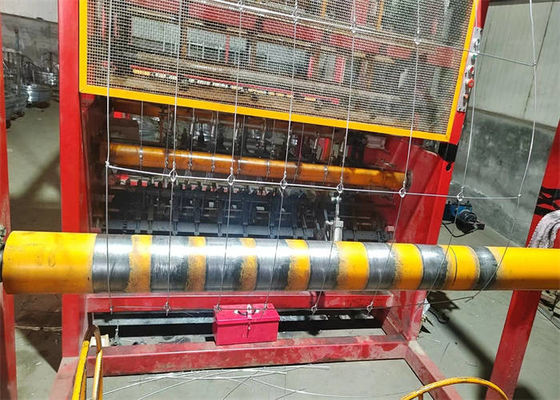 500m PVC-beschichteter Rollenfest / Festknotenfeldzaun mit quadratischen Löchern