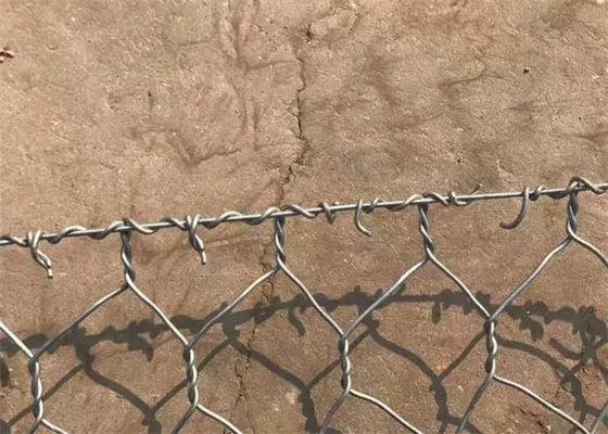 Doppeldrehte Gewebte Eisendraht Hexagonal wiederverwendbare Gabionschachtel zum Pflanzenschutz