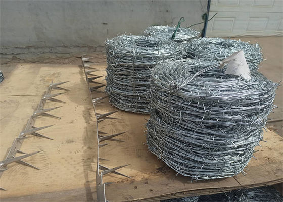 PVC beschichtetes Bobdraht Doppelstrang galvanisiertes Bobdraht Silberfarbe