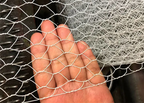 Hot Dip Galvanized nach dem Weben Hexagonal Wire Mesh zum Schutz der Steigung